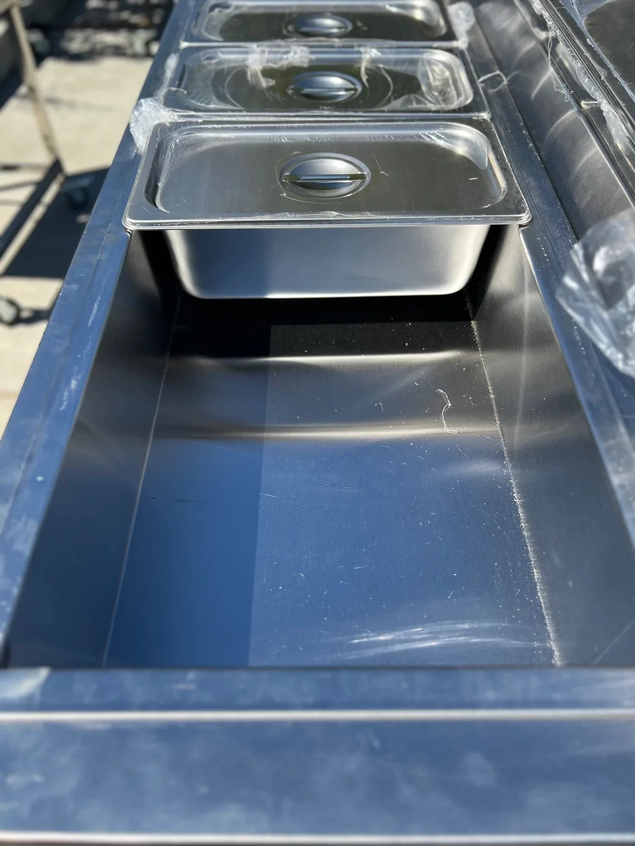 Warming Cart with Salsa Tray